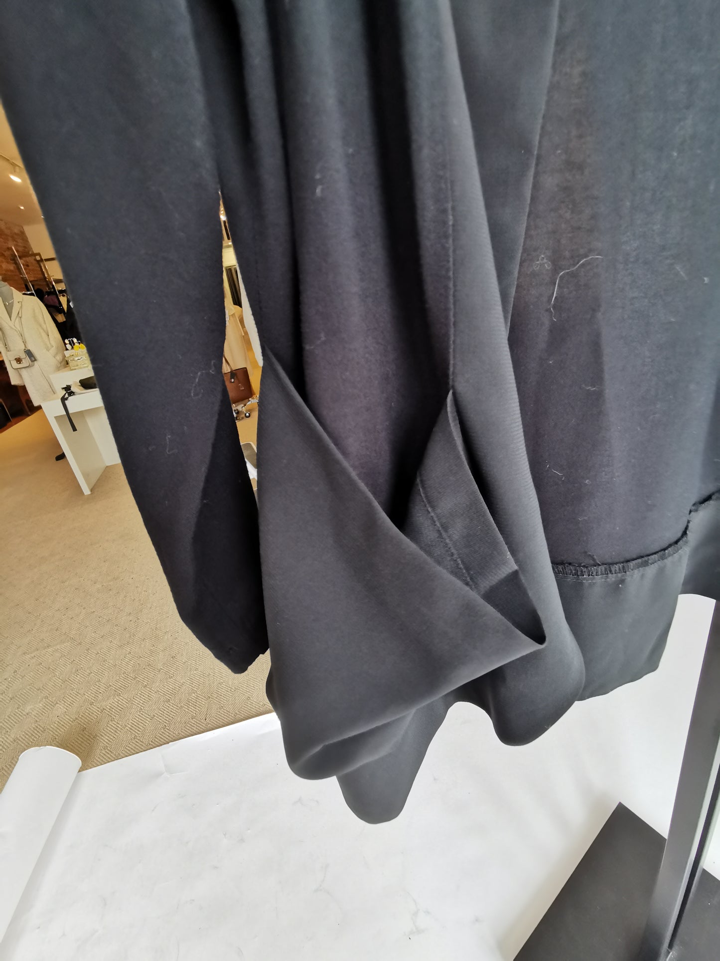 25-112 Mink Pink Black Silky Jacket M - Chic Thrills