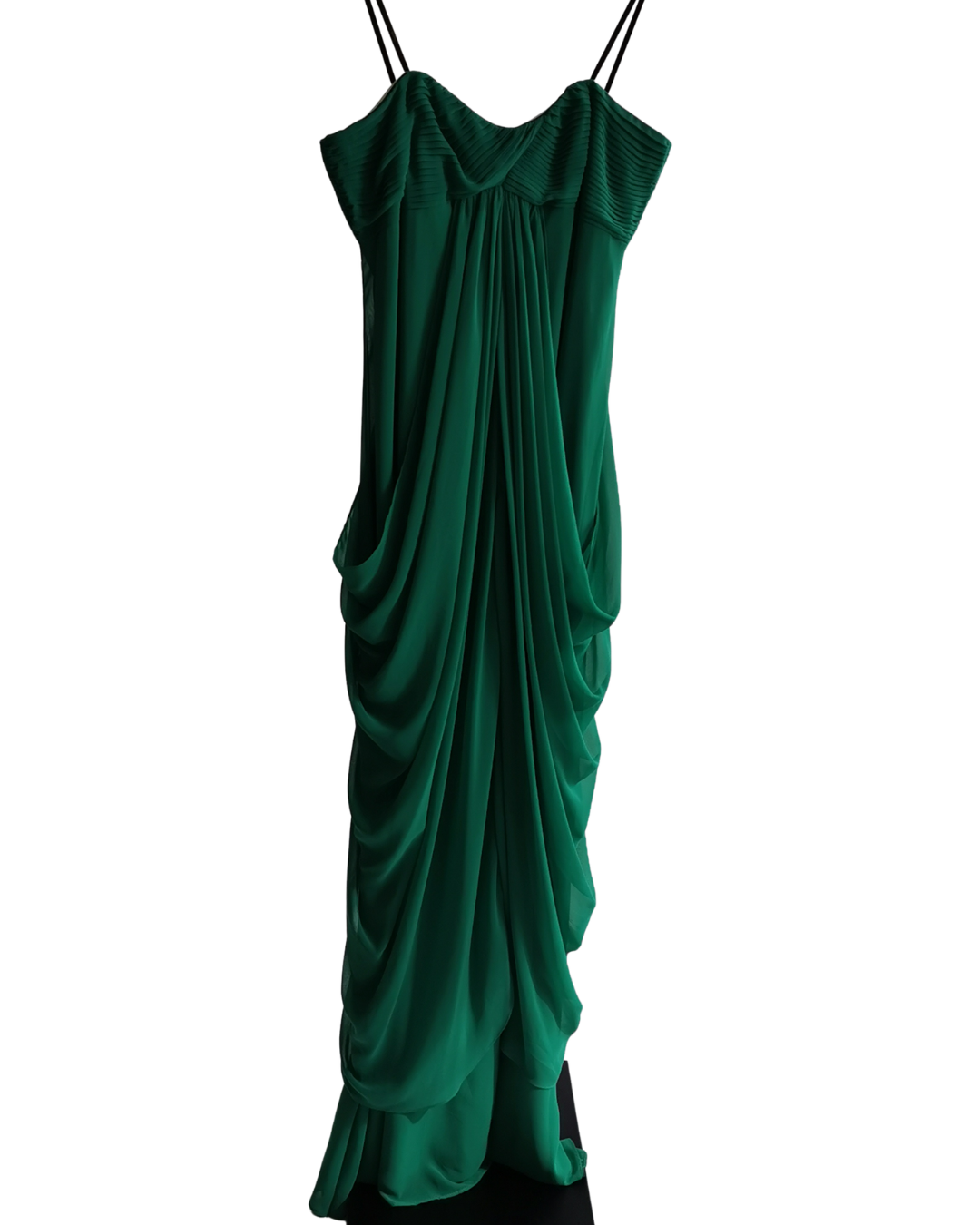 26-112 Laundry Green Long Evening Dress 10 - Chic Thrills 
