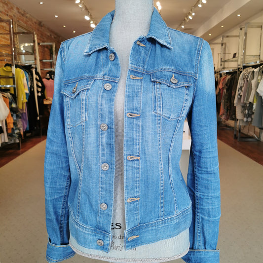 AG Cotton Jean Jacket M - Chic Thrills 