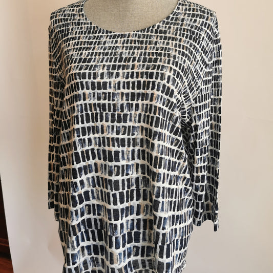 Gerry Weber Print Knit Top L/XL - Chic Thrills 