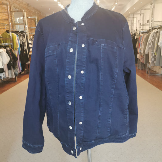 Samoon Jean Jacket XL - Chic Thrills 