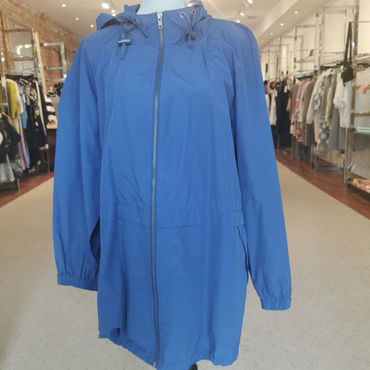Eileen Fisher Blue Jacket 1XL - Chic Thrills 