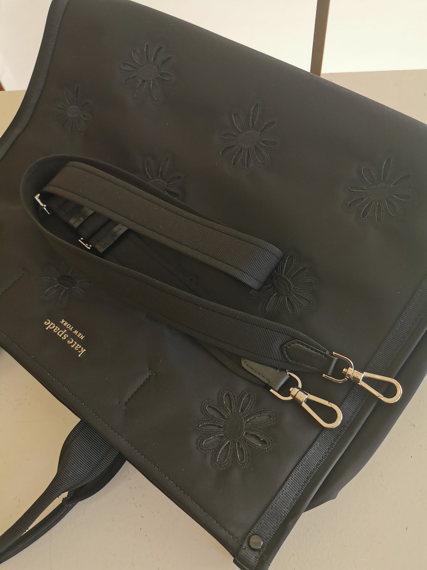 #1 – Kate Spade The Little Better Sam Embroidered Nylon Tote