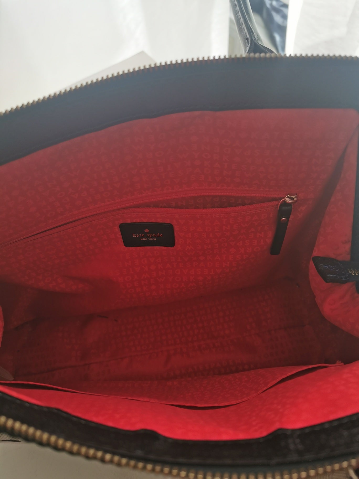 #20 Kate Spade Polka Dot Canvas Bag