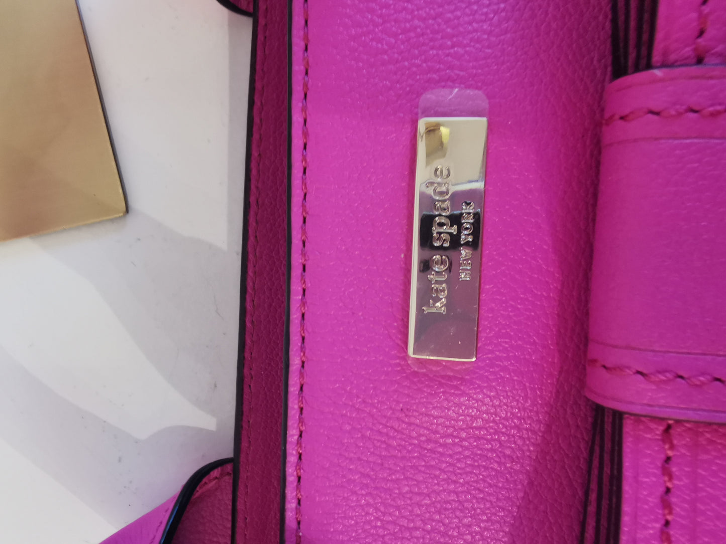 #7 – Kate Spade Pink Leather Tote with Large Bow