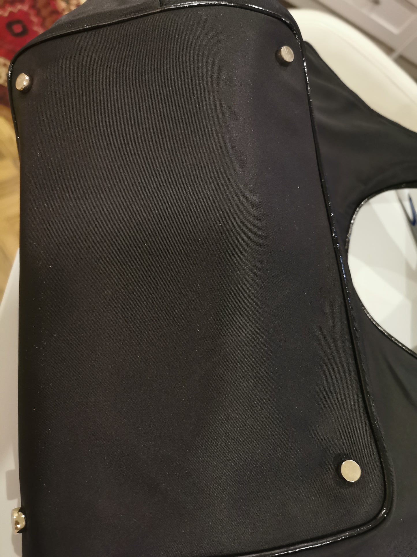 #10 – Kate Spade Black Nylon Tote with Bow