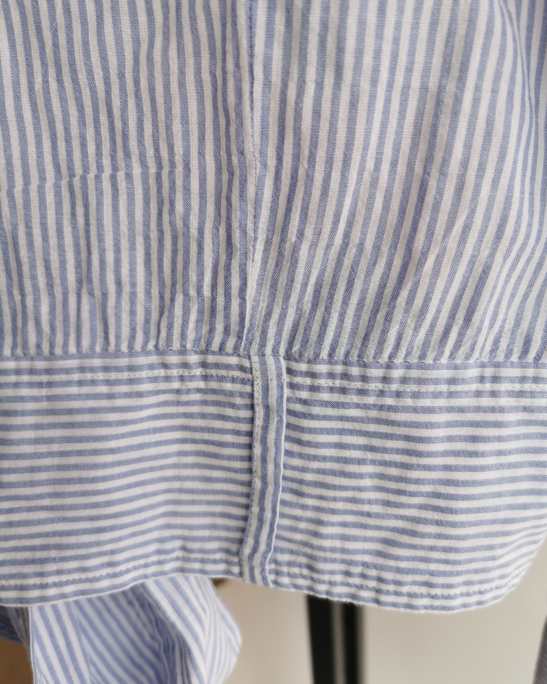 25-112 J Crew Blue and White Striped Shirt 8 - Chic Thrills 