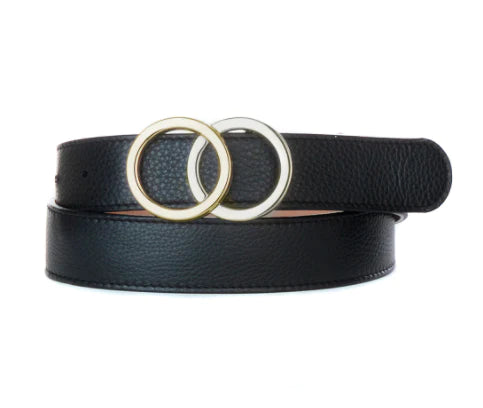Brave OTIR Double Buckle Leather Belt - Chic Thrills 