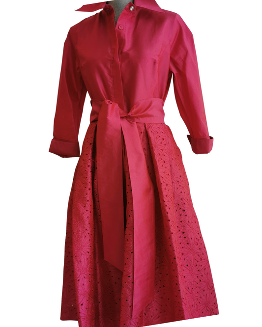 Teri Jon Calf-Length Dress Sz 10 - Chic Thrills 