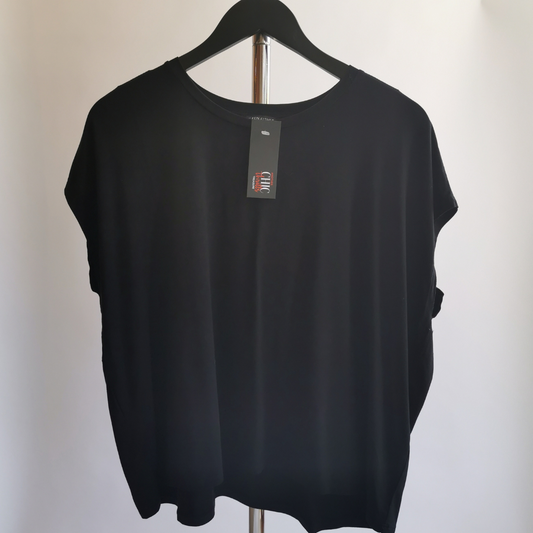 25-14 Eileen Fisher Drop Shoulder T XL - Chic Thrills 