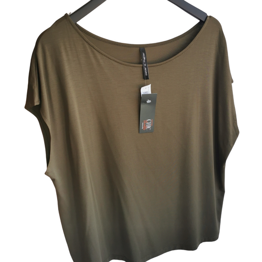 25-14 Peter O. Mahler Dark Olive Top XXL - Chic Thrills 