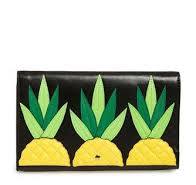 25-67 Kate Spade Wing It Pineapple Tally Clutch - Chic Thrills 